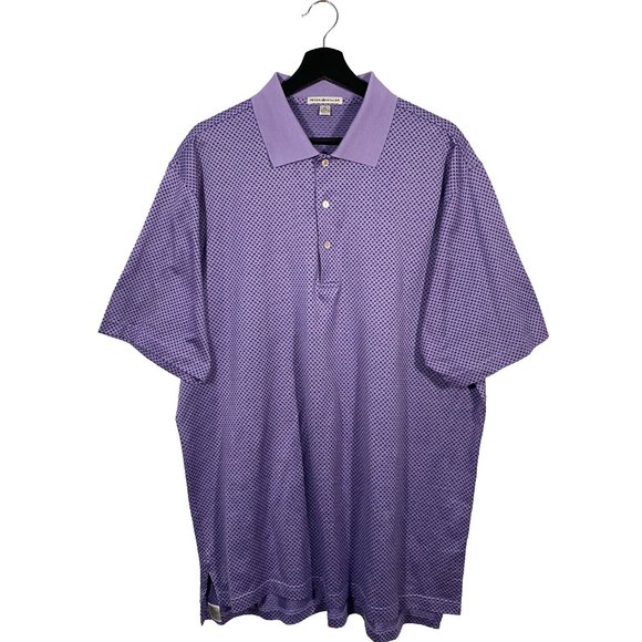 Peter Millar Summer Comfort Purple Golf Polo Size XL - Picture 1 of 4